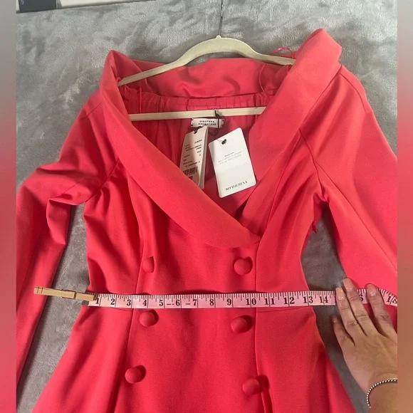 Dorothee Schumacher emotional essence off the shoulder pink blazer dress - Picture 14 of 16